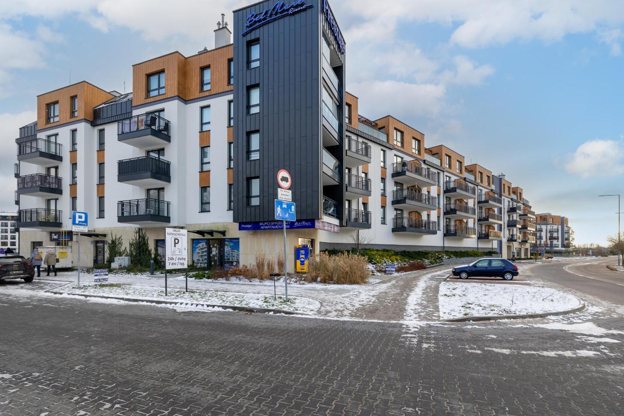 Bel Mare Sunrise Apartment With Balcony & Wellness Zone By Rent Like Home ミエンジズドロイェ エクステリア 写真